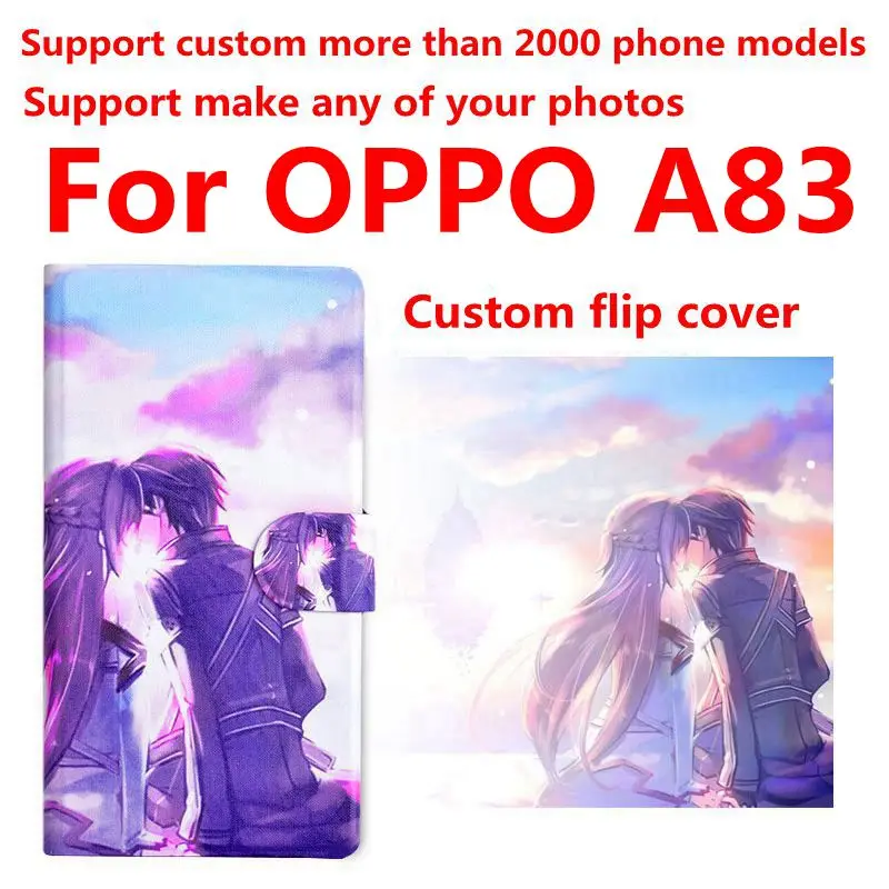 Чехол книжка из искусственной кожи для OPPO A83|Бамперы| |