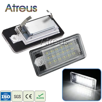 

Atreus Car-styling 2Pcs LED Number License Plate Lights 12V For Audi A4 b6 8E A3 S3 A6 c6 Q7 A4 b7 A8 S8 S6 RS4 RS6 accessories