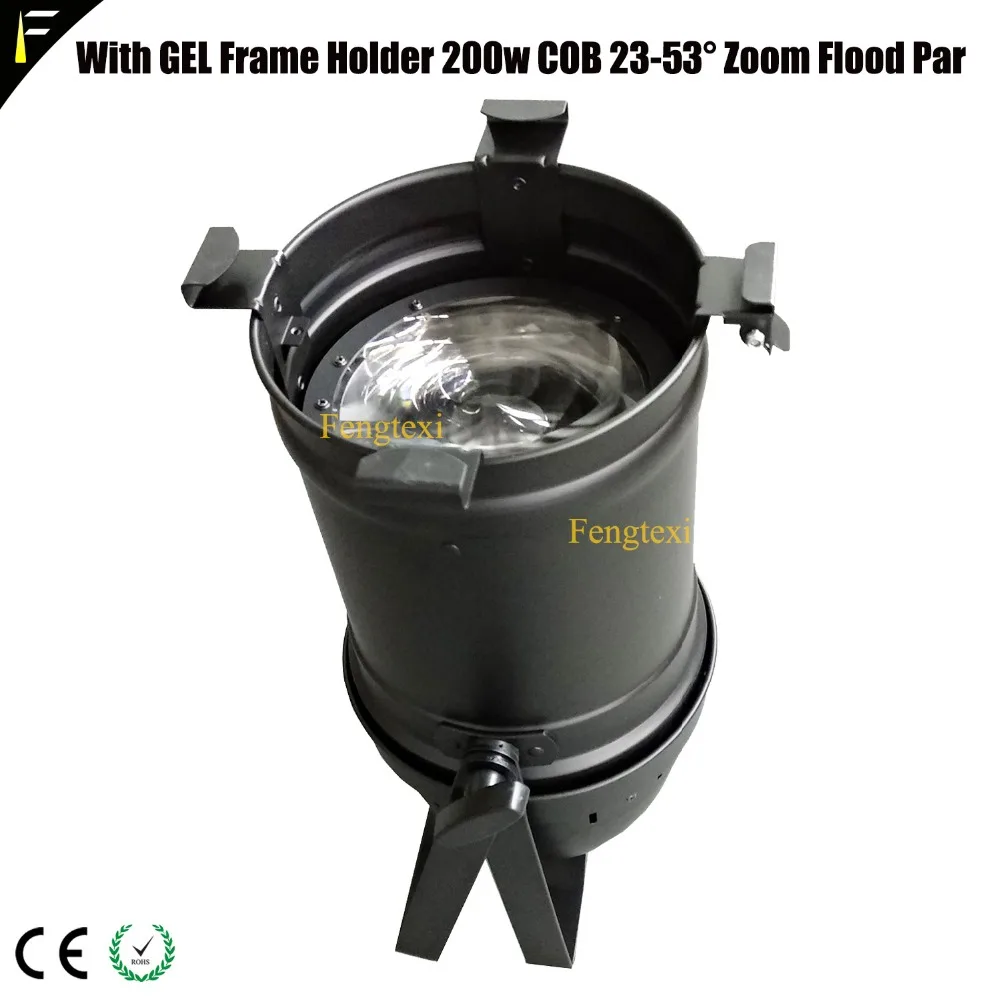 Suave e Quente e frio Ideal para Salas de Estúdio Estúdio de Igrejas Luz de Preenchimento Luz do Ponto Pro 6 e 7dmx Modos Zoom Par Levou 200 Watt Par Pode White Flood de Igrejas 5 Pro 67dmx modos led 200 watts zoom