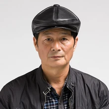 Svadilfari, новинка, натуральная кожа, береты, зимняя шапка, хит, с ушками, лучший подарок для мужчин и женщин