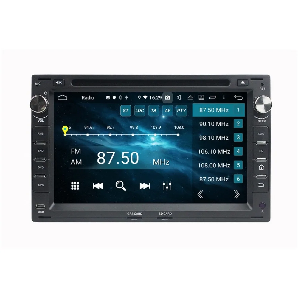 Discount 4GB RAM Octa Core 2 din 7" Android 9.0 Car Radio DVD Player for VW Volkswagen Passat B5 Golf 4 Polo Bora Jetta Sharan T5 5