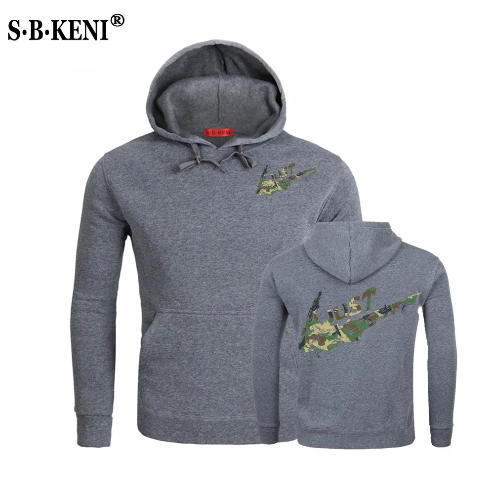 2019 New Hoodies Men Brand Autumn camouflage Print Hooded Sweatshirt Mens Hoodie Tracksuit Sweat Coat Casual Sportswear