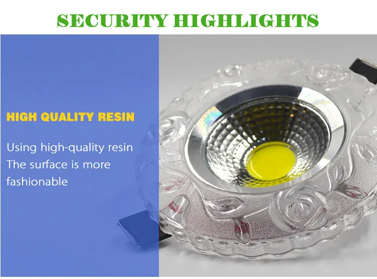 down lights COB LED Downlight Colorful Panel Light RGB 3W 110V 220V Recessed Lamp Fixture For Halogen Lamp Decoration Purple Spot light bathroom ceiling light