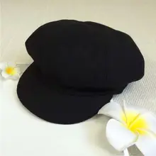 Женская кепка газетчика восьмиугольная кепка студенческий берет живописца шляпа игривый милый чистый цвет шапки