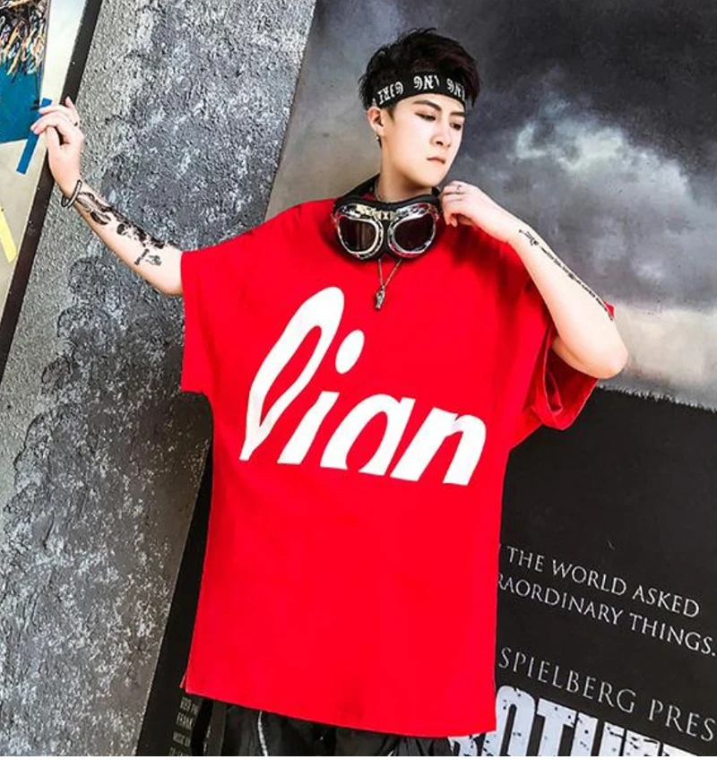 Youtube Lange Tshirt Oversize Man Loose   (6)