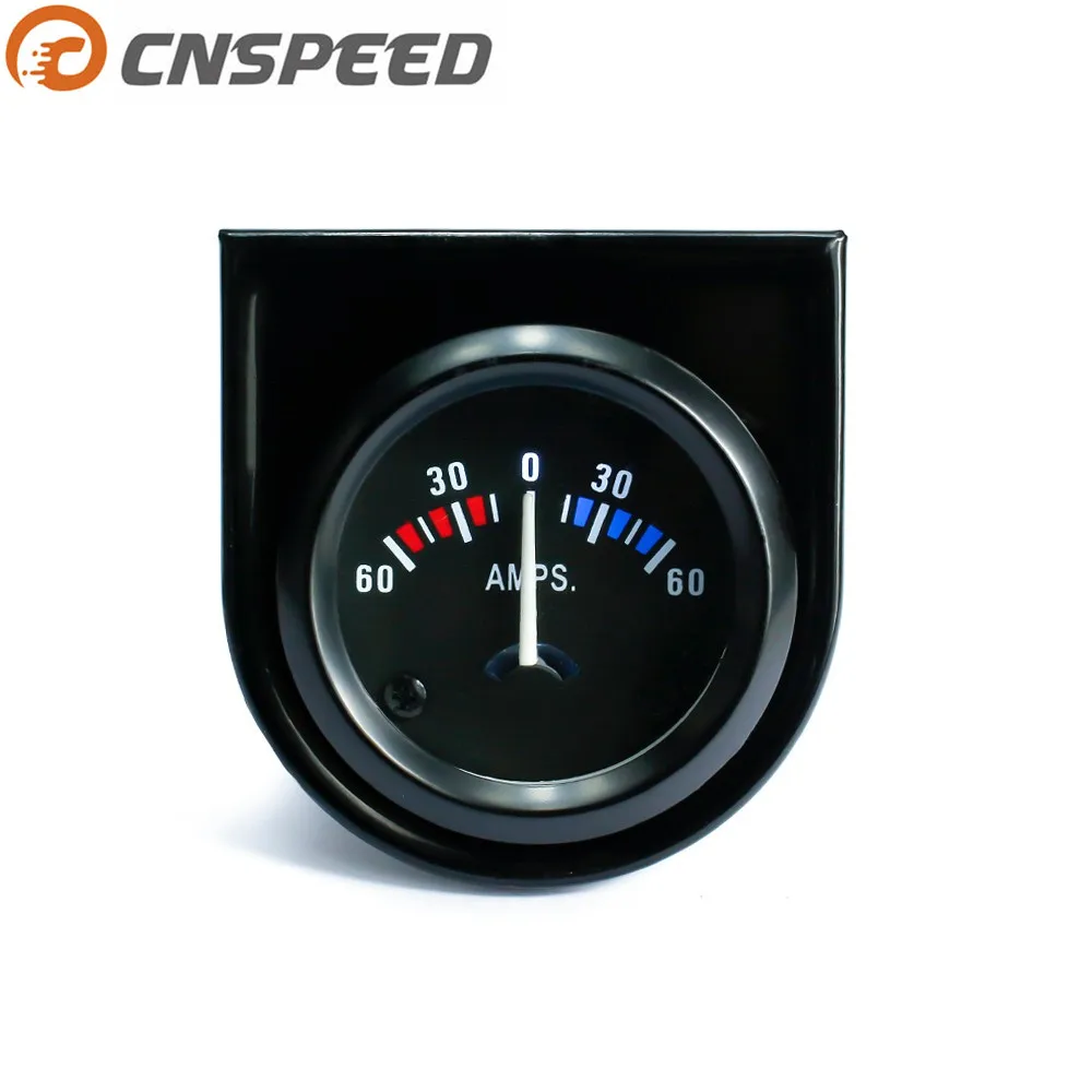 Free shipping AMP meter gauge2" 52mm 60 0 60 AMP Meter 12 Volt boat