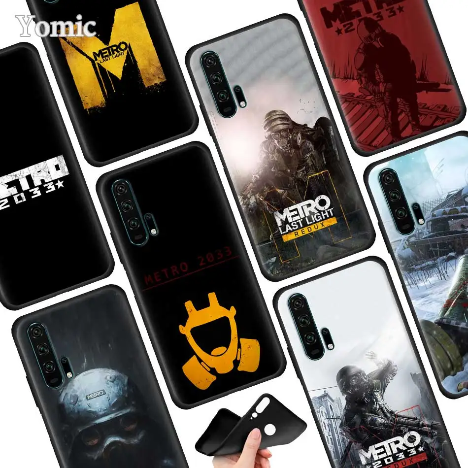 

Metro 2033 Silicone Phone Case for Huawei Honor 20 Pro 20 10 Lite 8X 8C 8A 8S V20 20i Play Enjoy 9S 9E Cover