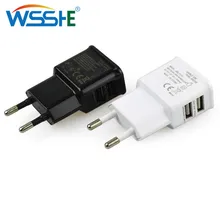 5 В, 2 А, двойной разъем USB, зарядное устройство для iphone, ipad, ipod, универсальное зарядное устройство для мобильного телефона, настенное зарядное устройство переменного тока для Xiaomi, samsung