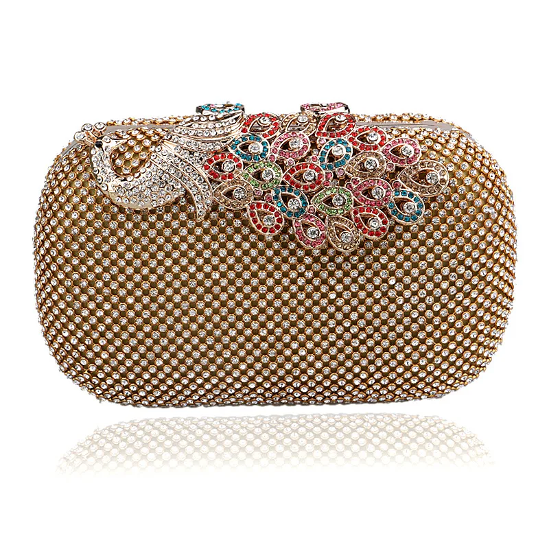 

Evening Bags with Shining Diamonds and Pearls, Beaded Clutches for Ladies ,necessary for Wedding and Party, Chain Bag