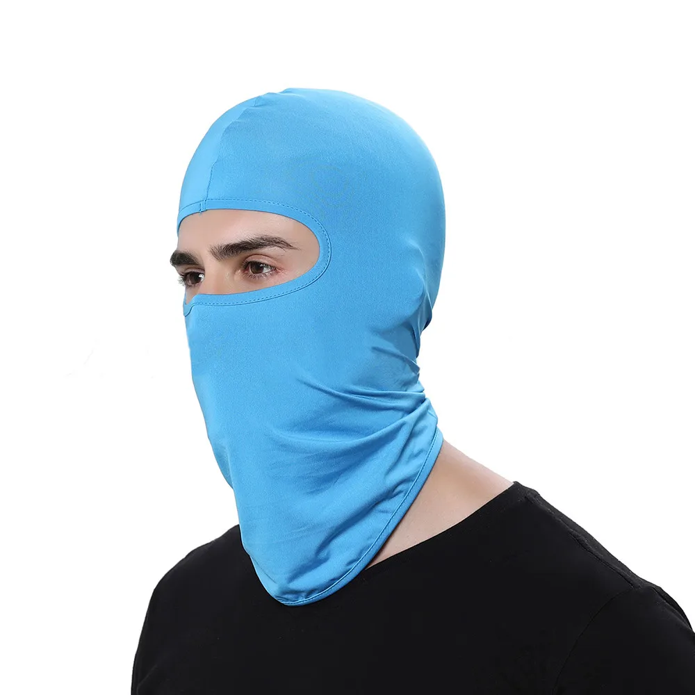 Велосипедная маска для лица Лыжная защита шеи наружная Балаклава маска для всего лица ультра тонкая дышащая ветрозащитная