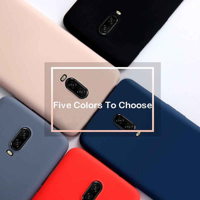 Чехол для телефона OnePlus 8 Pro из жидкого силикона One Plus 7T 1 + 7 6T A6100 6 A6000 мягкий гелевый