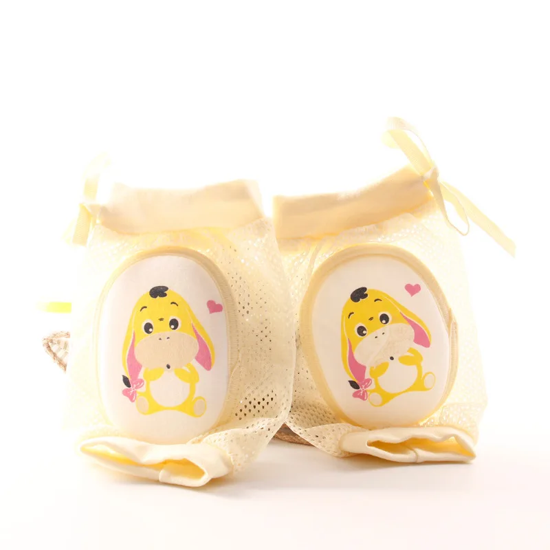 

Baby DrawString Adjustment Child knee protection summer anti-fall baby toddler crawl Summer thin child elbow breathable