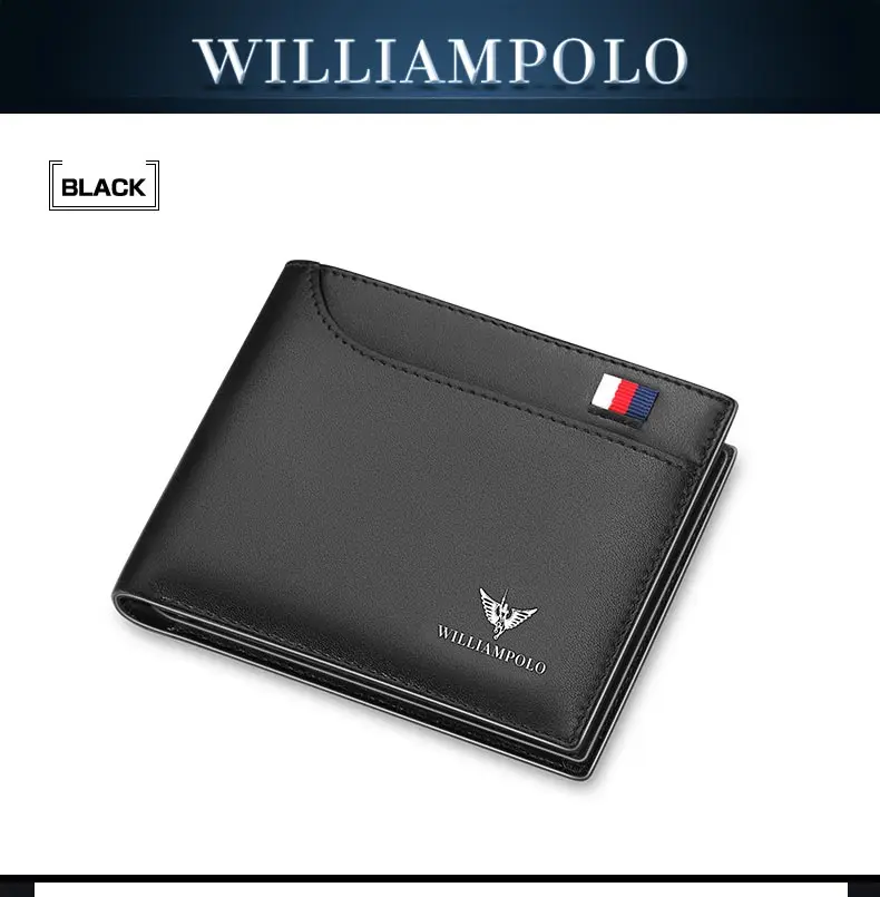 Wilampolo короткий тонкий кошелек, мужской кожаный Стандартный Повседневный простой однотонный бумажник для водительских прав, бумажники ручной работы, держатели для наличных карт, подарки