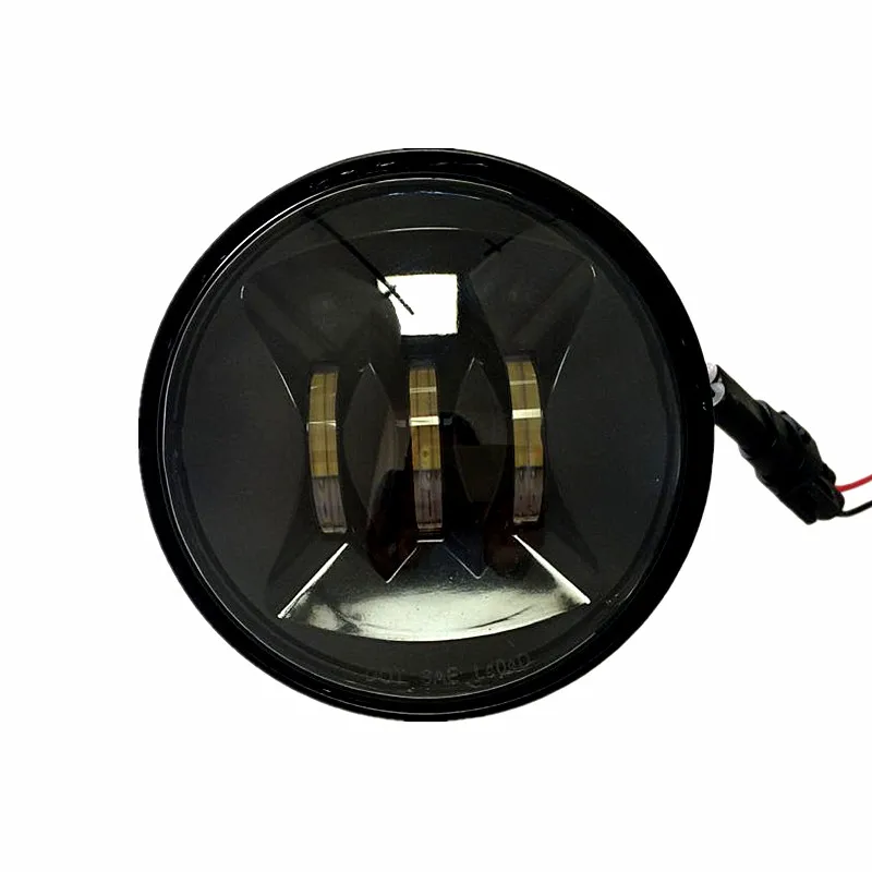 2pcs 4.5 inch Motorcycle Led Fog Light Led Fog 30W Round Waterproof 4 12 Auxiliary Passing Lamp for Harley Motorbike (7)