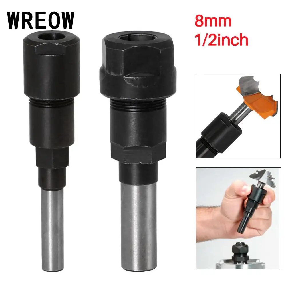 Adaptador de Portabrocas de extensión de broca portátil para fresadora,  accesorios de herramientas eléctricas de 8mm/1/2 pulgadas, máquina de corte  de fácil uso|Accesorios para herramientas eléctricas| - AliExpress