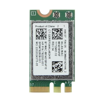 

150Mbps For Broadcom BCM943142Y M.2 NGFF Wireless-N 2.4Ghz 802.11b/g/n Bluetooth 4.0 Network Mini PCI-E Wifi Card