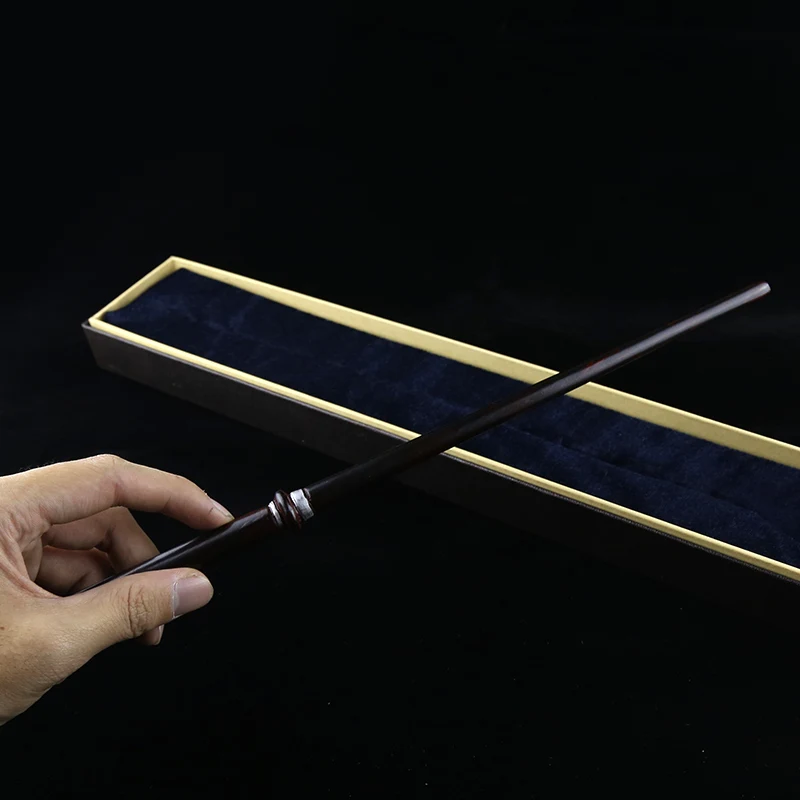 

Harri FENRIR GREYBACK Metal Core By Hand Painted Newest Basic Paragraph Wand In Box Perfect Movie Theme Cos Props Toys