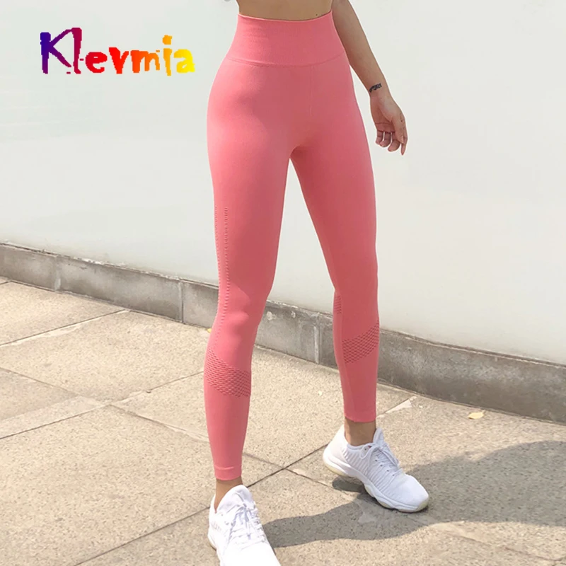 

Leggings Sport Women Fitness High Elastic Seamless Yoga Pants Running Workout Training Legging Breathable Fit Slim Tight Pants