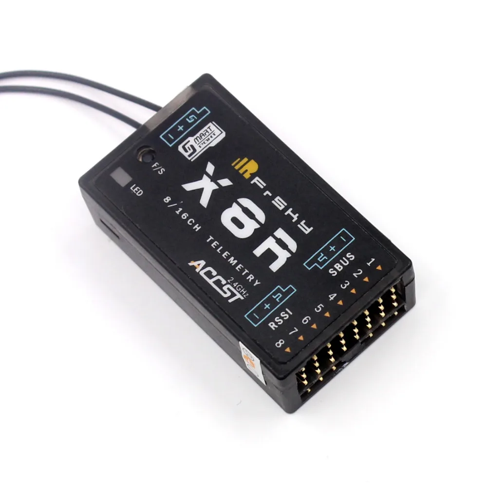 FrSky 2 4G S. Port 8/16ch телеметрический приемник X8R для Taranis X9D PCB антенны Бесплатная