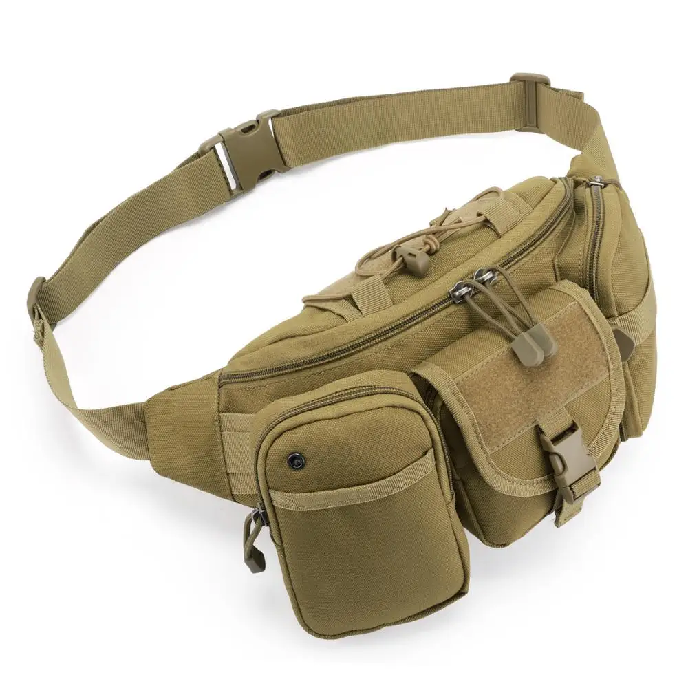Molle Utility Waistpack Outdoor Tactical Cross Body Bag Bumbag Military Hiking