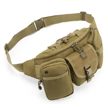 

Barbarians Tactical Waist Bag Military MOLLE Waist Pack Cross Body Sling Bag with Tactical Pouch