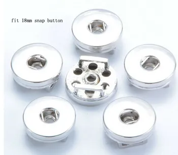 

new fashion 50pcs/lot snap button jewelry,metal diy 18mm snap button jewelry fit for snap bracelet