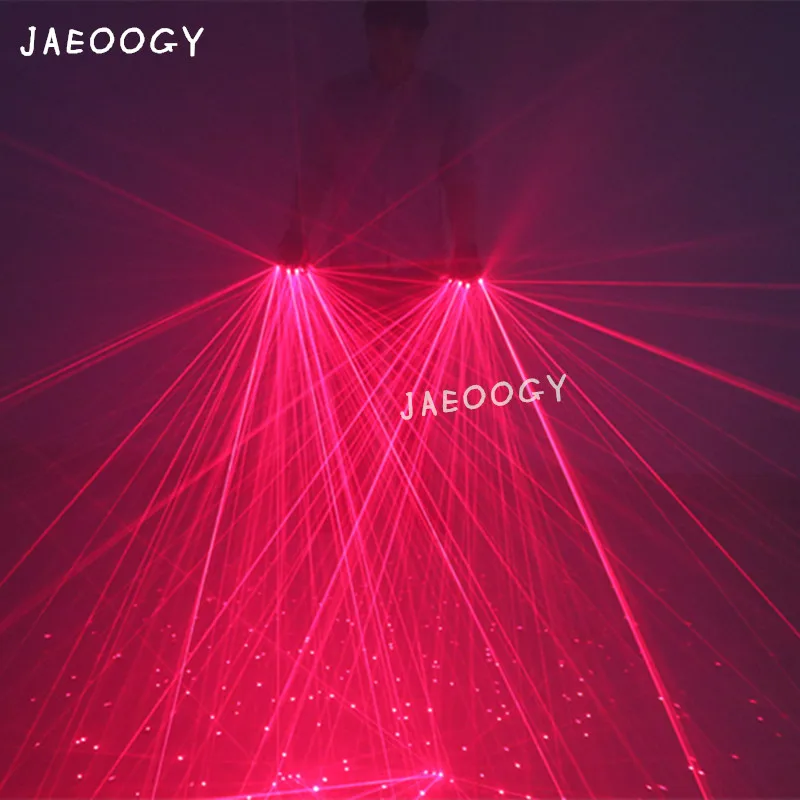 

2019 New Red Laser Laser Gloves Men's Birthday Party Lights Gloves Glowing Props Nightclub Dancing Fluorescent Performance Stage