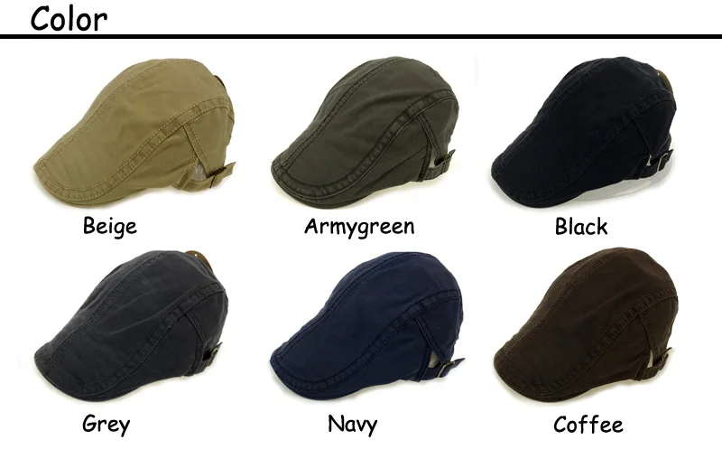 6 colors berets