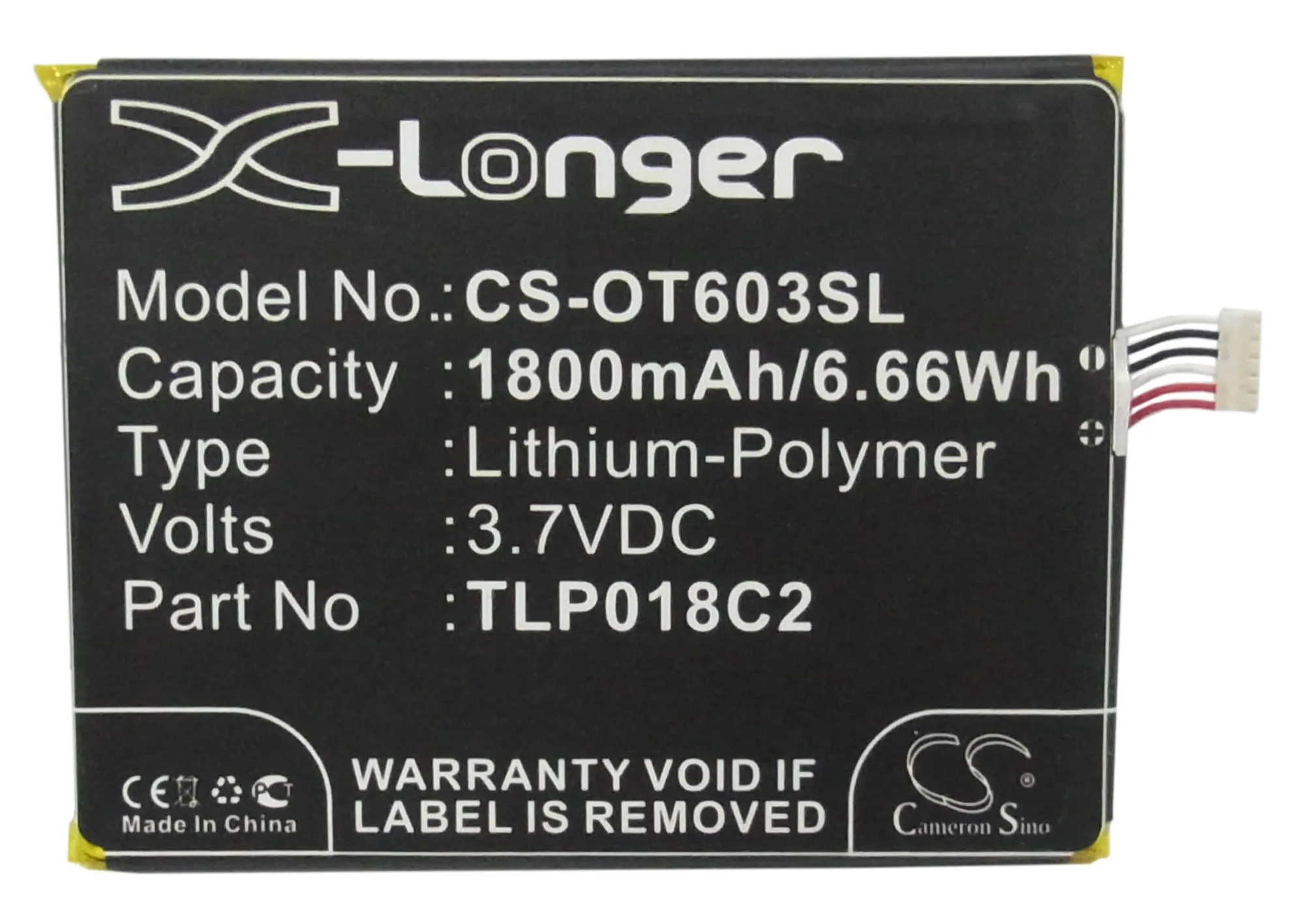 Cameron Sino Высококачественная батарея TLP018C2 TLp018C4 для Alcatel One Touch Idol Ultra OT-6033 OT-6033X |