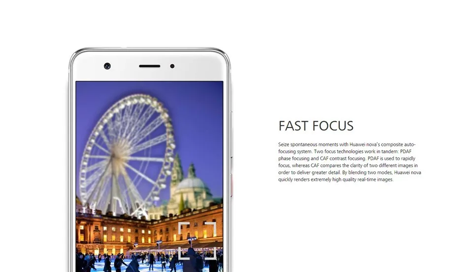 Мобильный телефон HuaWei Nova 4G LTE Snapdragon 625 Android 6,0 5," FHD 1920X1080 4 Гб ram 64 Гб rom отпечаток пальца 12,0 МП