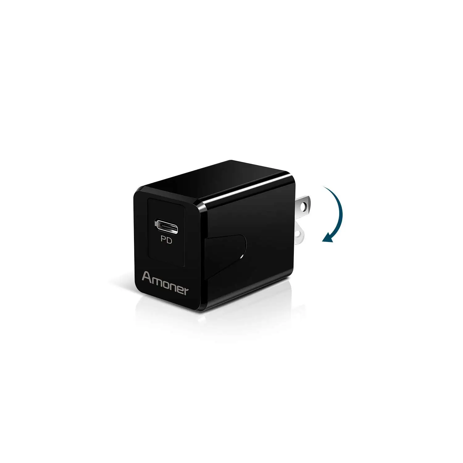 USB C настенное зарядное устройство 18 Вт/3A PD супер компактный с складная заглушка