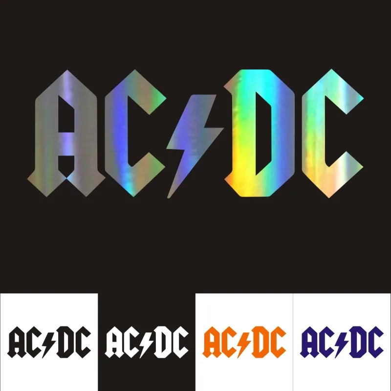 Смешная ACDC Автомобильная наклейка и Наклейка 3D Автомобильная мультяшная виниловая наклейка светоотражающая Автомобильная наклейка аксессуары для стайлинга автомобиля Наклейка s