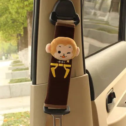 Милый мультфильм автомобиль Sefety ремень безопасности защитный чехол для детей детские ремни на плечо Подушка Авто аксессуары обивка поддержка