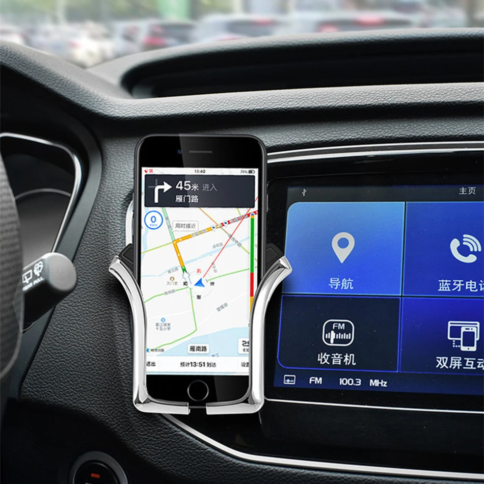 Автомобильный держатель для телефона iPhone 7 8 X XR Xs 6 s Авто поддержка мобильного в