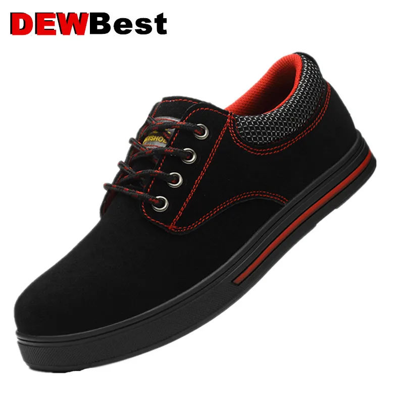 

DEWBest UHMWPE Midsole New sports mountaineering safety shoes, non-slip stab-resistant soles safety boot shoe