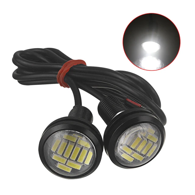 2pcs/set Auto Ultra Thin Eagle Eye DRL LED Daytime Running Lights For