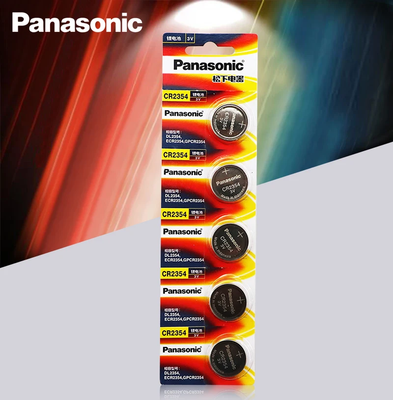 Panasonic 1 шт. батарея Автомобильный Дистанционный ключ 3 в Li-lon батарея CR2354 Кнопка батарея инструмент и метр батареи