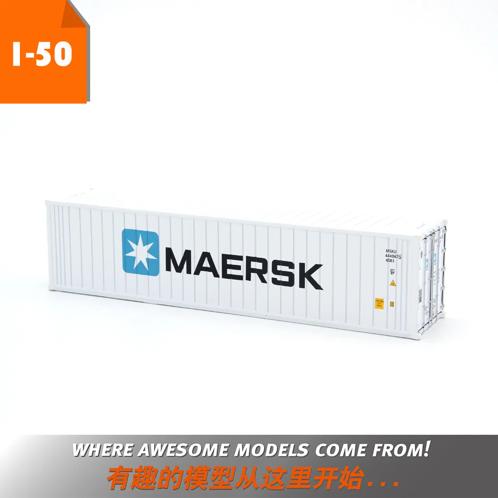 Классическая литая под давлением игрушка модель подарок 1:50 весы Maersk холодильная цепь грузовик контейнер модель для коллекции украшения