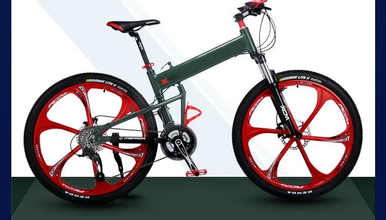 Discount 21/24/27/30 speed ,mountain bike bicycle , foldable frame   26er   folding   26*17inch,  2016  cycling tyres bike  ,5 colors 7