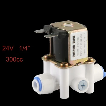 

1/4" Normally Closed POM Plastic Electric 24V Solenoid Valve Water 300cc Inlet Water Valve
