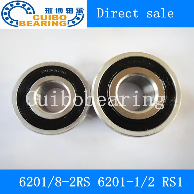 High quality non standard special bearings 6201/8 2RS 6201 1/2 RS1 12.7