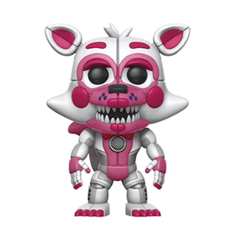 Funtime Foxy Игрушки Five Nights At Freddy's, ПВХ, 10 шт., фигурки, куклы-медведи из винила FNAF Бонни и Чика Foxy Freddy Fazbear, кукла - Цвет: Funtime Foxy