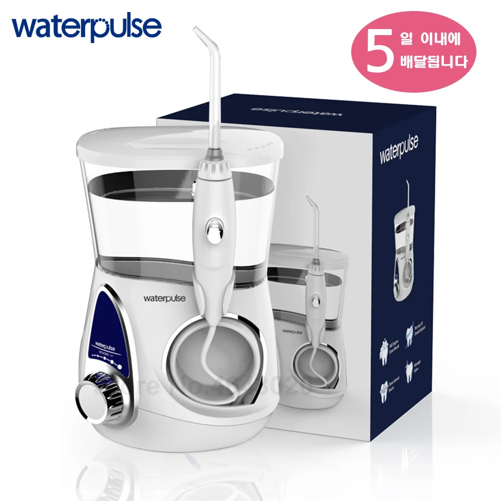 

Waterpulse V600 Dental Flosser Oral Irrigator Water Flosser With 5 Nozzles Oral Hygiene 700ML Capcity Dental Care Teeth Cleaner