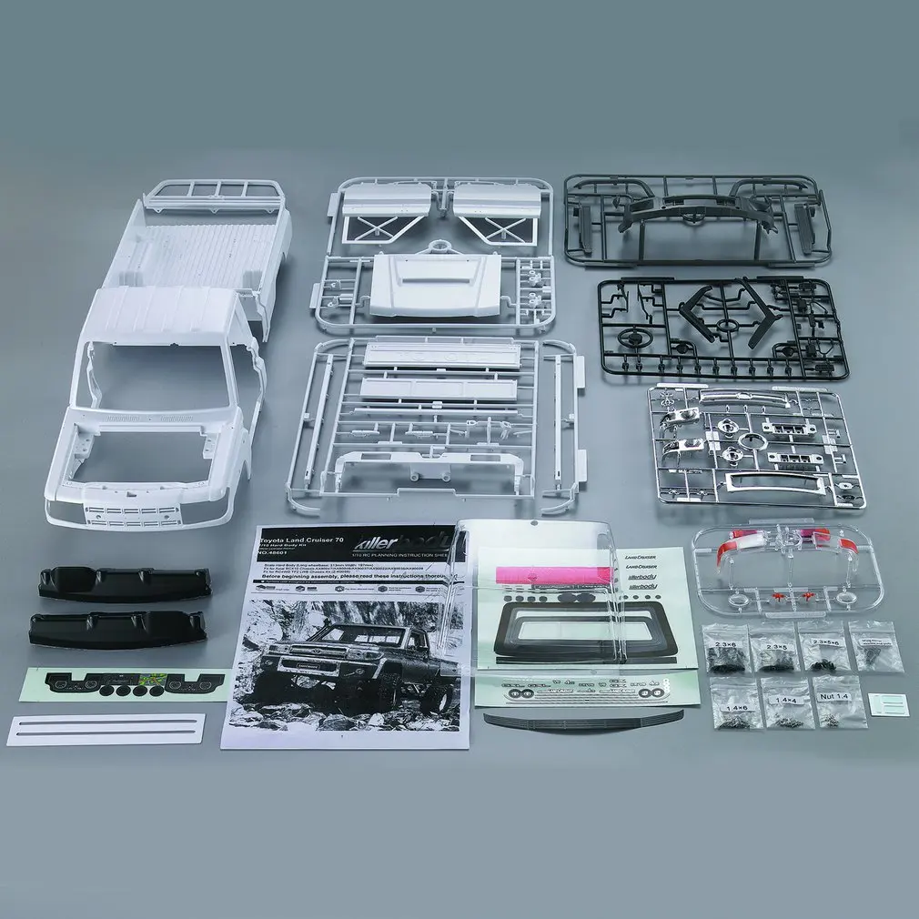 Killerbody 1/10 Toyota Land Cruiser 70 комплект жесткого тела портативный размер изысканные