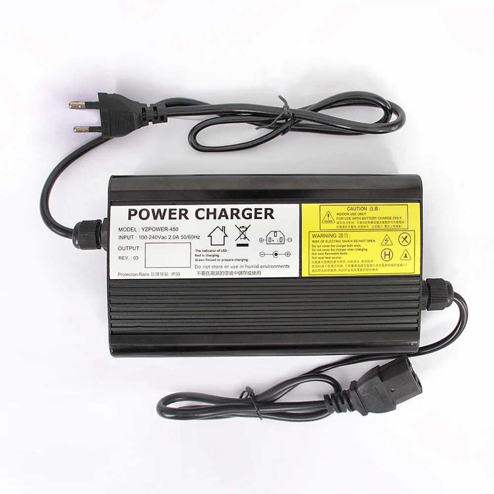 YZPOWER авто-стоп 67,2 V 4A 3.5A 3A литиевая батарея зарядное устройство для 60V литий-ионная Lipo батарея пакет Ebike E-bike умные инструменты