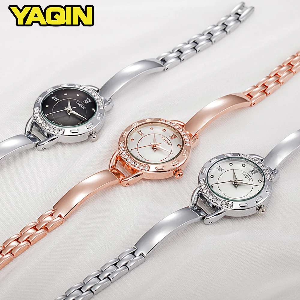 2018 Women Rhinestone Quartz Bracelet Watches Diamond Dress Luxury Brand Watch Ladies Elegant Fashion Simple Relogio Feminino