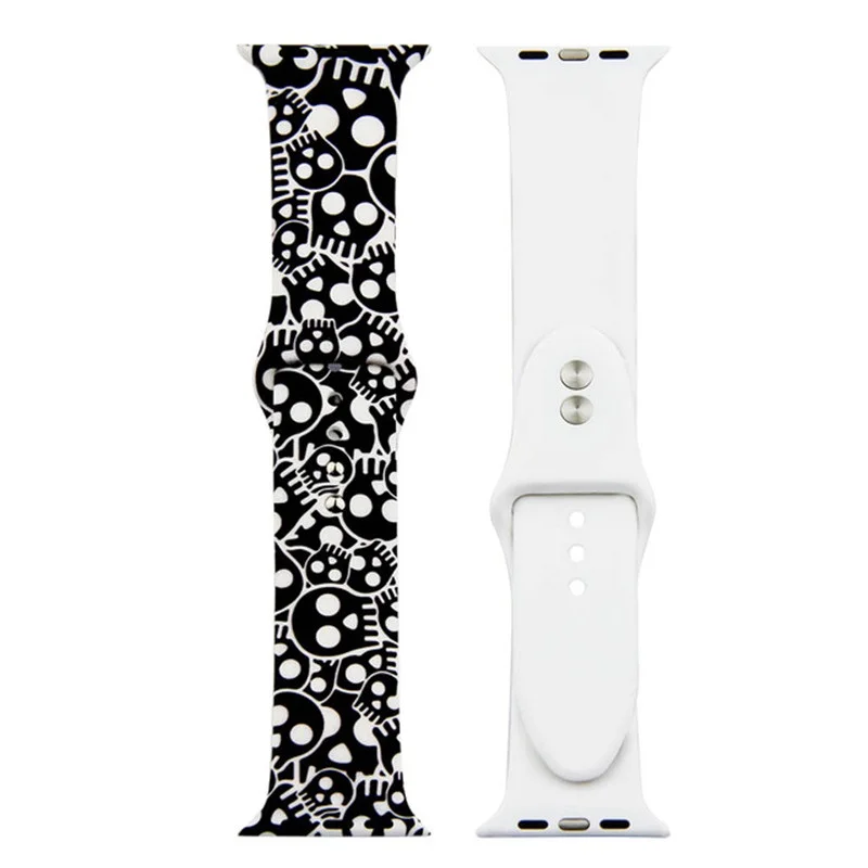 Мягкий силиконовый ремешок для спортивных часов для apple watch band 44 мм Браслет apple watch 40 мм браслет для iWatch 4 band 42 мм серия 3 2 1 38 мм