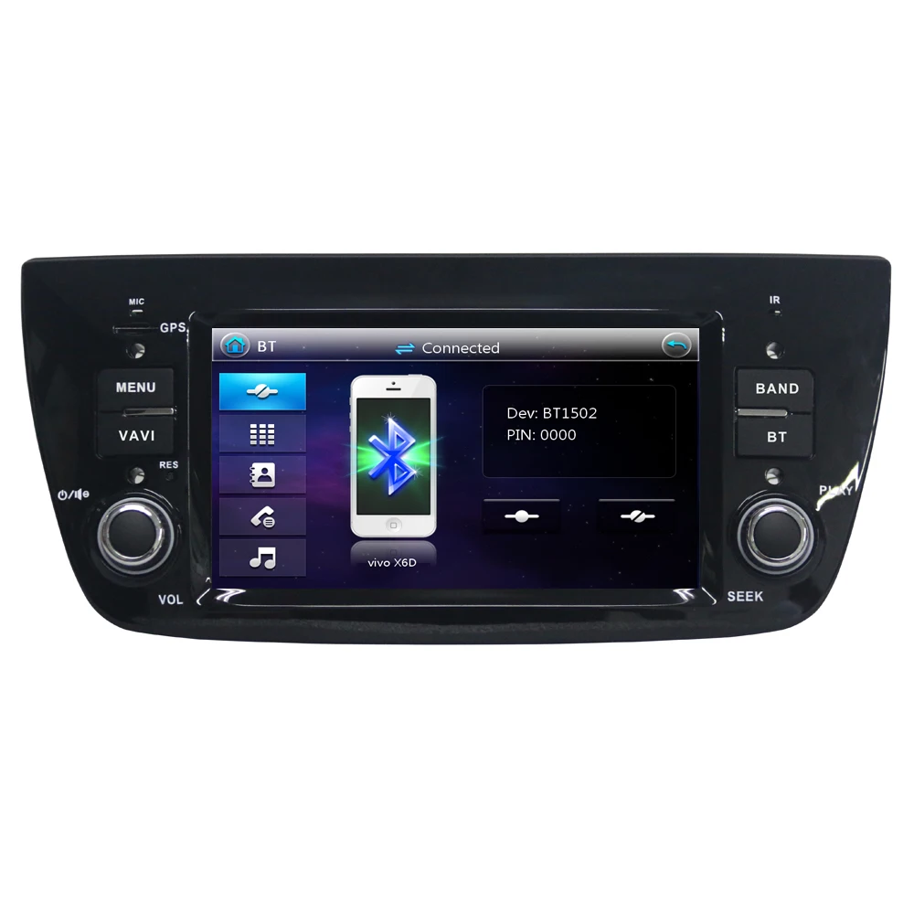 Perfect New! 6.1 Inch Car DVD Multimedia Player Stereo For Fiat/Doblo With Canbus 3G USB Host Radio GPS Navigation RDS BT 1080P Maps 3