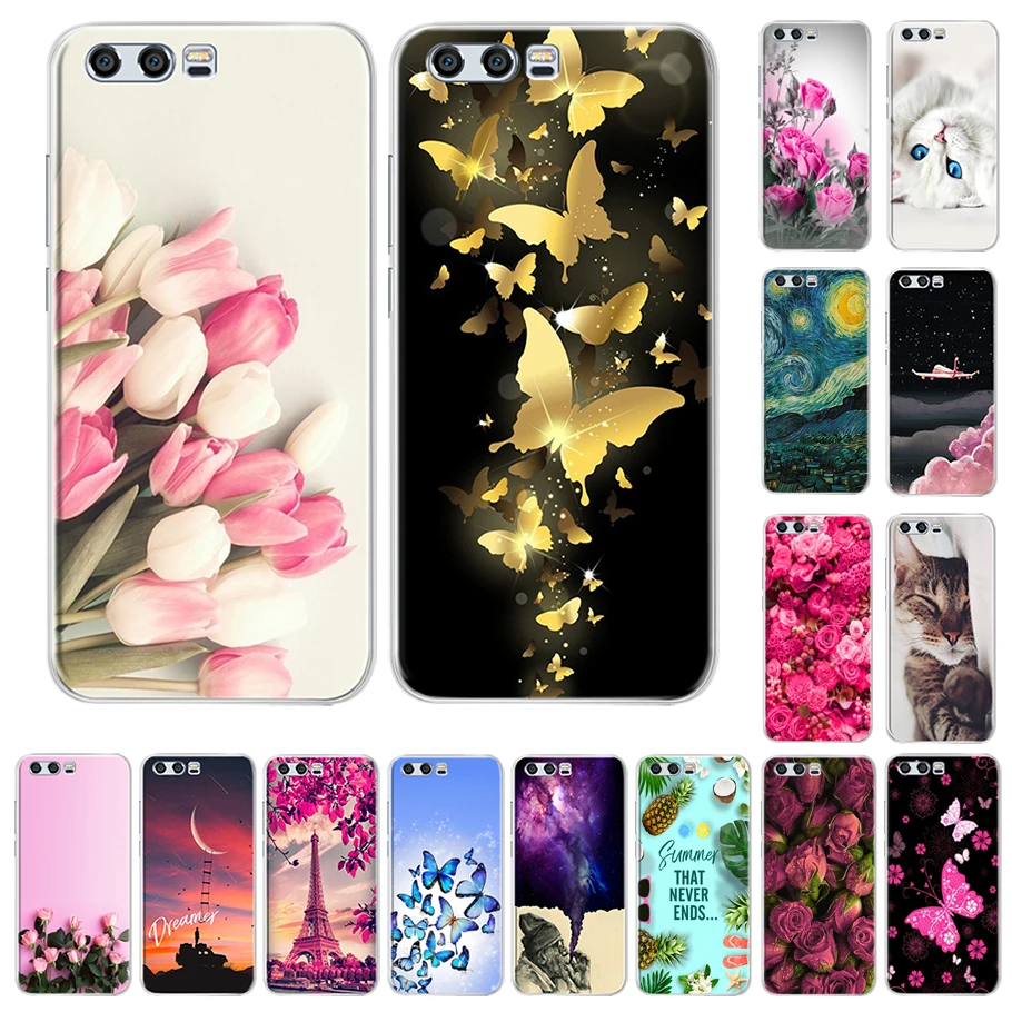 For Phone Case Huawei Honor 9 Honor9 Soft Silicone Slim Cover 9c Russian version Back Housing |