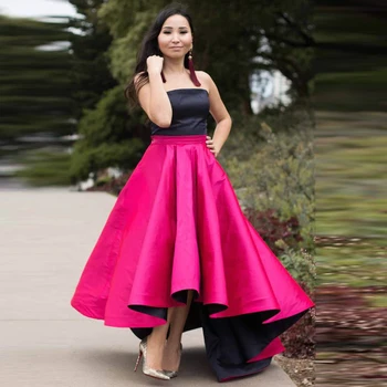 

Custom Made Evening Party Skirts For Women Pleated Floor Length Sweep Train Long Skirts High Quality Maxi Female Skirts